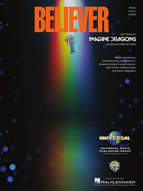 Believer By Imagine Dragons Sheet Music Read Online