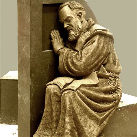 St Padre Pio I Absolve You Sculptures By Tps