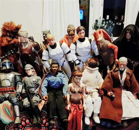 My Collection Of 12 Star Wars Figures Not Enough Love For These Toys Out There Some Were