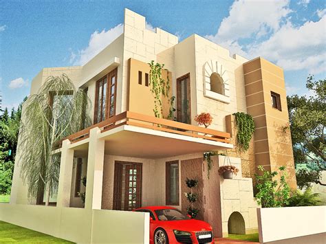 3d Front 3d Home Design And Front Elevation
