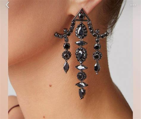 New Stunning Crystal Rhinestone Geometric Dangle Earrings For Women