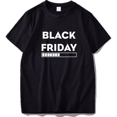 Black Friday T Shirt Men Funny Letter Design T Shirt Original