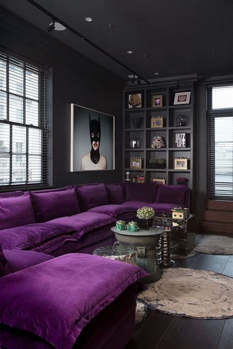 29 Purple Living Room Furniture Ideas Features Purple Living Room