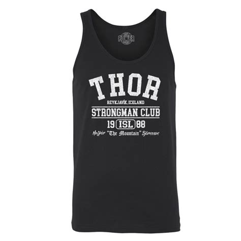 Thor Strongman Club Tank Power Apparel Hafþór Björnsson