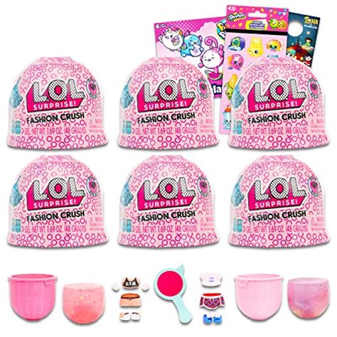 Lol Doll Party Favors Set Bundle With 6 Lol Doll Fashion Crush Mystery Toys Plus Pikmi Pops