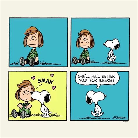 A Kiss Always Makes You Feel Better Snoopy Comics Snoopy Cartoon