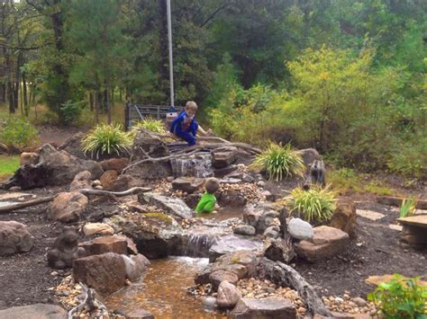 Almost every disappearing or pondless waterfall has some string algae. Landscape Pond & Waterfall Ideas For your Backyard | Plano ...