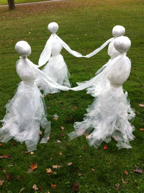 Ghost Children In The Making Halloween Garden Sculpture Outdoor Decor