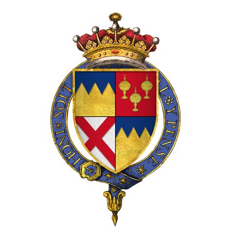 Quartered Arms Of Sir Thomas Butler 10th Earl Of Ormond Kg Coat Of