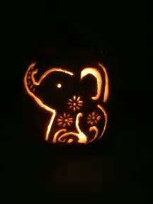 Cute Elephant Pumpkin Carving Kürbisse Schnitzen Halloween Kürbis