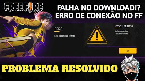 Free Fire Com Falha No Download Na Nova Atualização Erro De Conexão No