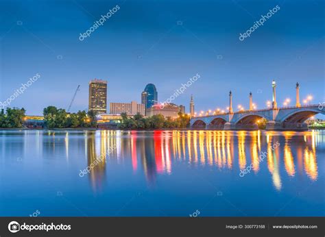 Springfield Massachusetts Usa Downtown Skyline — Stock Photo