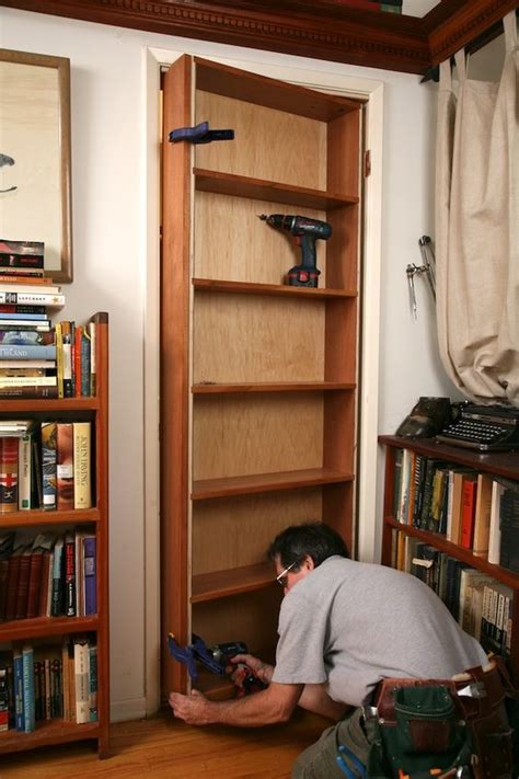 Build Your Own Secret Bookcase Door Image To U