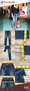 Size 6 Lc Conrad Skinny Distressed Jeans Measurements Are In