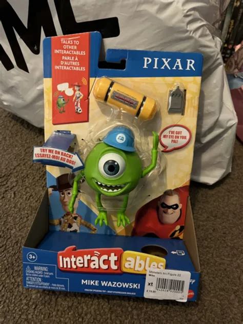 Disney Pixar Interactables Monsters Inc Mike Wazowski Talking Figure New £16 50 Picclick Uk