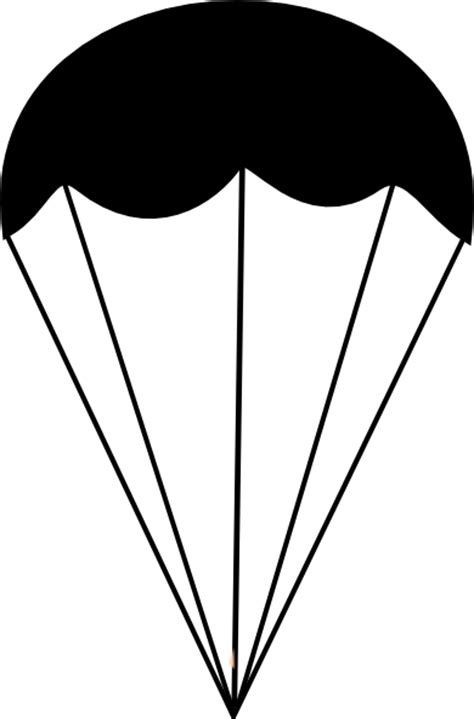 Skydive Parachute Parachute Clipart Clip Army Background Vector Clker