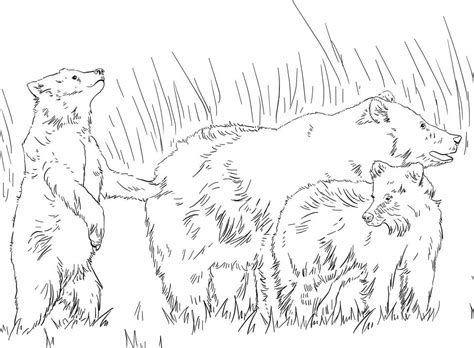 Bear Hunting Coloring Pages