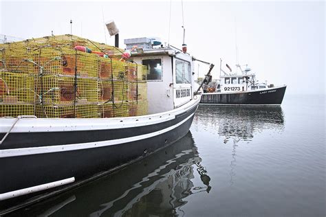 Lobster Boats And Traps Photograph By Eric Gendron