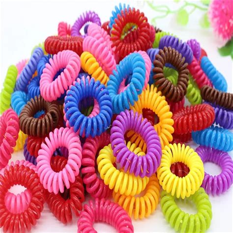 Beautiful Candy Colored Hair Rope Wholesale Telephone Wire Hair