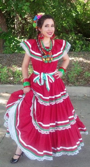Mexican Traditional Folklore Dress Mexican Dresses Mexican Dresses