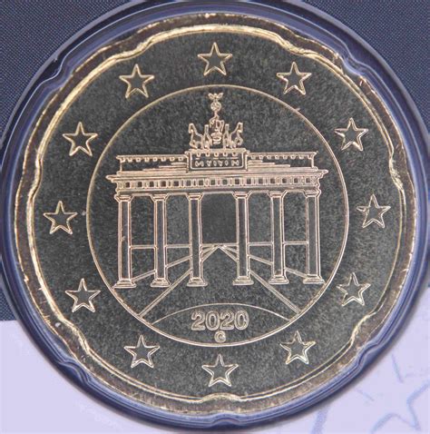 Allemagne 20 Cent 2020 G Pieces Eurotv Le Catalogue En Ligne Des