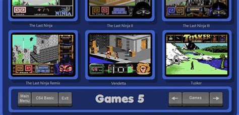 C64 Arcade Launcher 360 Classiques Du C64 Dans Un Seul Logiciel