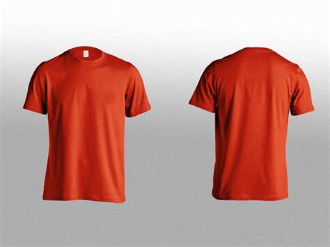 T Shirt Front And Back Mockup Mockup Templates Free Mockup Mockup Psd