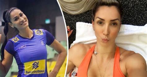 Rio Sexy Brazilian Volleyball Stars Post String Of Raunchy Selfies Daily Star