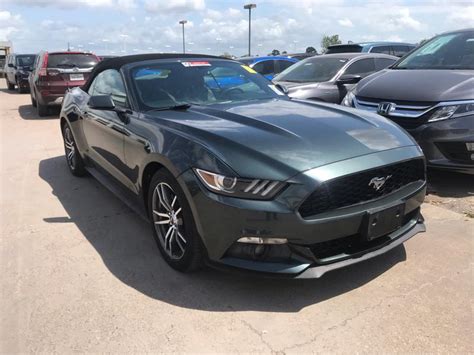 2015 Ford Mustang Ecoboost Premium 2dr Convertible For Sale In Houston