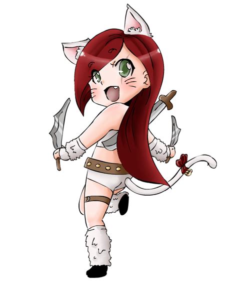 League Of Legends Kittycat Katarina By Nanachizu On Deviantart