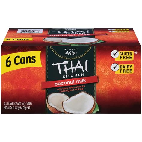 Thai Kitchen Coconut Milk 1366 Oz 6 Pk