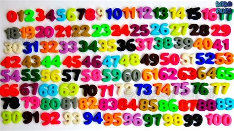 Learn To Count 0 To 100 Play Doh Numberscounting Numbers Learn