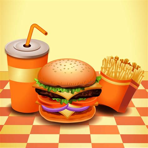 Realistic Fast Food 227378 Vector Art At Vecteezy