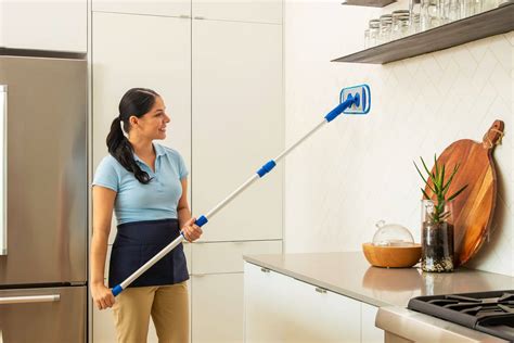 Microfiber Wall Wash Mop System Walls And Ceilings Cleaning Tool