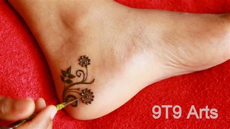 eid special simple foot mehndi design most beautiful feet mehndi design 2020 easy leg mehdi