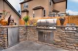 Backyard Landscaping Ideas With Outdoor Kitchen Images