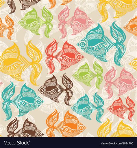 Download Fish pattern Royalty Free Vector Image - VectorStock