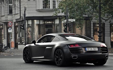We have summarized the most important tuning details that vf engineering has installed on the. Matte Black Audi R8 Wallpaper - WallpaperSafari