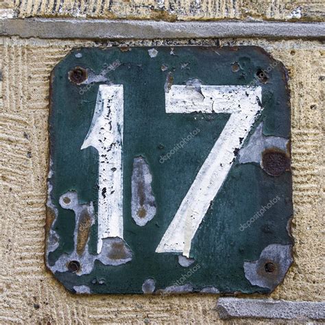 From wikimedia commons, the free media repository. House number 17 — Stock Photo © papparaffie #23197572