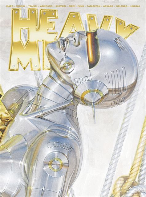 hajime sorayama reunites with heavy metal magazine for sexy robot cover