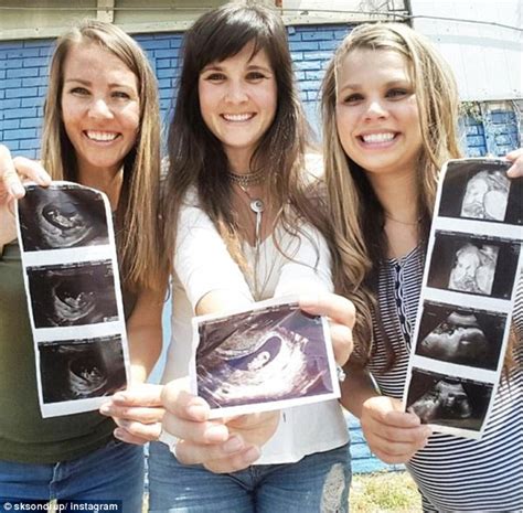 three sisters reveal they are all expecting in pregnancy announcement daily mail online