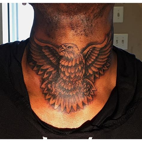 70 Best Neck Tattoo Ideas From Instagram Eagle Neck
