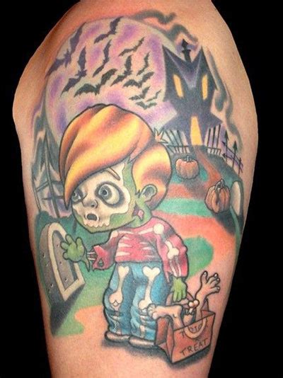 The explanation halloween tattoos are so fashionable is that the pageant provides artistic freedom to the individual. 12 + Scary Halloween Themed Temporary Tattoo Designs ...