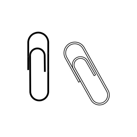 Premium Vector Paper Clip Icon