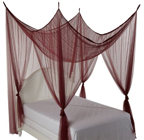 Buy the best and latest canopy bed drapes on banggood.com offer the quality canopy bed drapes on sale with worldwide free shipping. simple four poster bed canopy drapes with burgundy color 4 ...