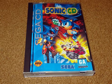 Custom Printed Sonic Cd Sega Cd Manual And Case Insert See Variations Etsy