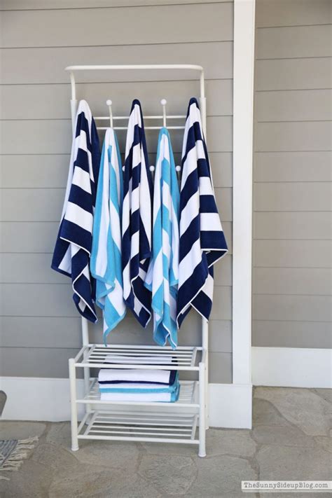 Pool Towel Rack The Sunny Side Up Blog