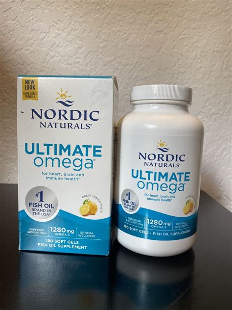 nordic naturals ultimate omega 3 1280 mg ‑ 180 softgels lemon flavor 768990037900 ebay