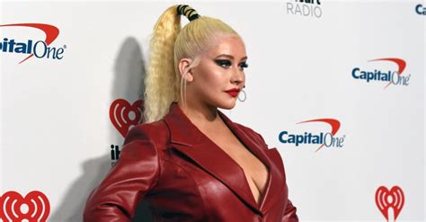 Christina Aguilera Goes Topless To Recreate Stripped Album Cover Maxim