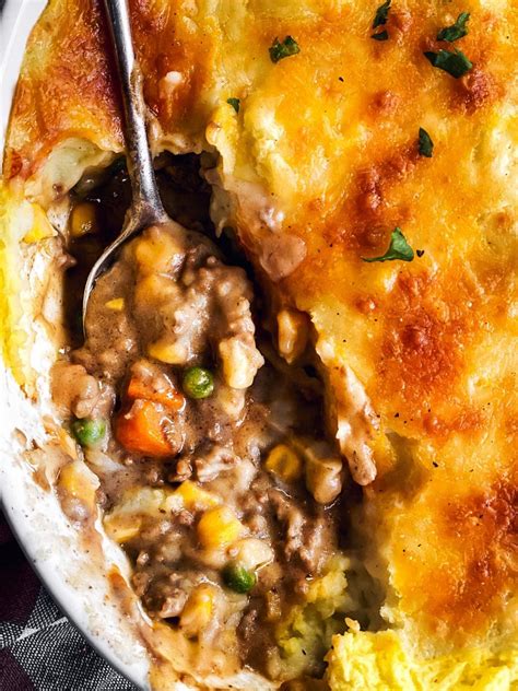 Easy Shepherds Pie With Instant Mashed Potatoes Recipe Unfussy Kitchen